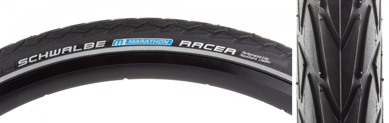 TIRE SWB MARATHON RACER 18x1.5 PERF LITE R-GUARD BK/BSK/REF SP-GRIP E25 WIRE