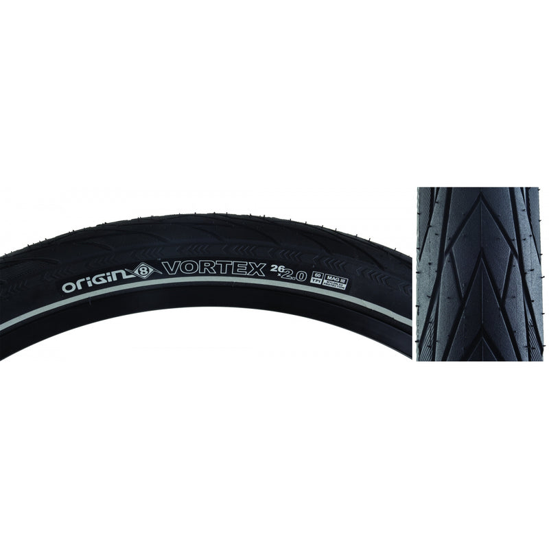 TIRE OR8 VORTEX 27.5x2.00 WIRE BELT BK/BK/REF