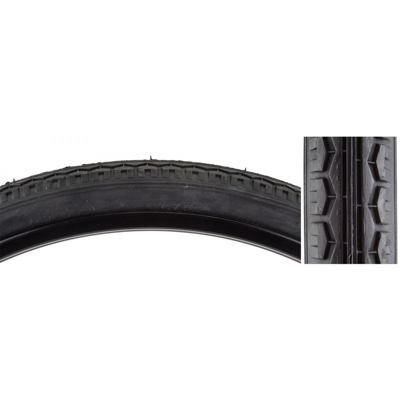 TIRE SUNLT 20x1-3/8 BK/BK STREET K143 WIRE