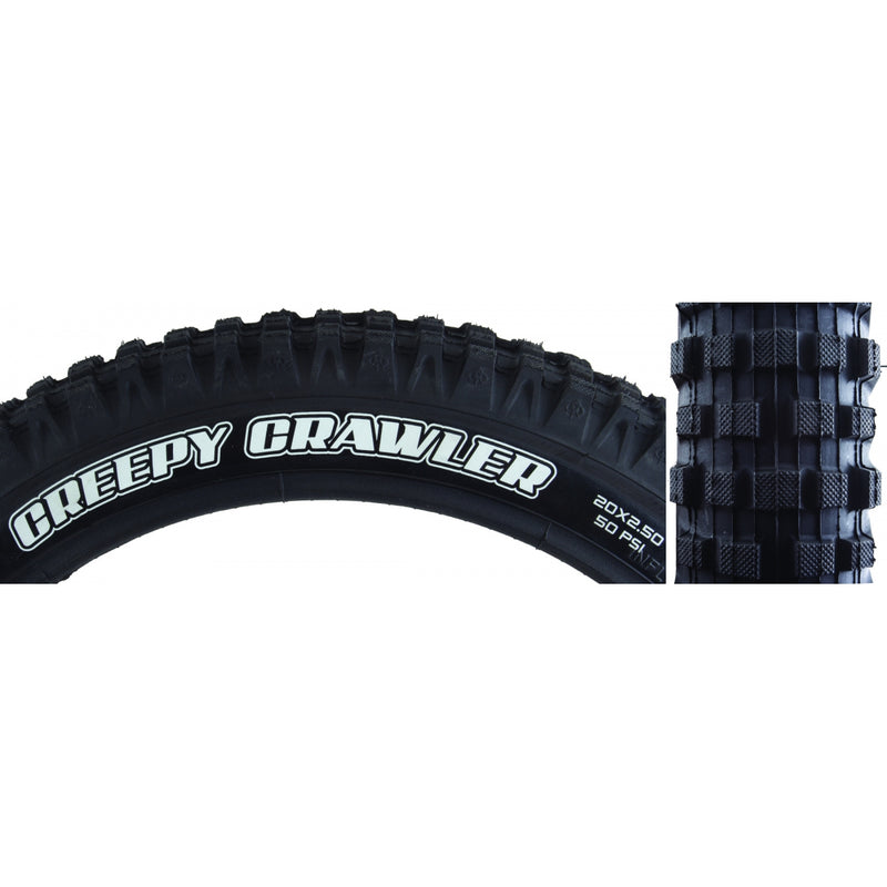 TIRE MAX CREEPYCRAWLER F (ISO 406) 20x2.0 BK WIRE/60 SC/ST