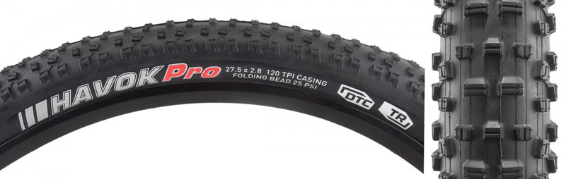 TIRE KEN HAVOK PRO 27.5x2.6 BK/BSK DTC/TR/TR/120 FOLD 15-30psi