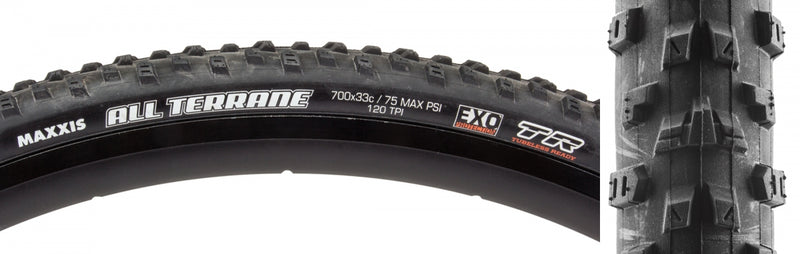 TIRE MAX ALL TERRANE 700x33 BK FOLD/120 DC/EXR/TR