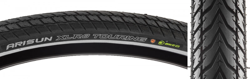 TIRE ARISUN XLR8 TOURING 700x38 BK/REF WIRE/60 PD E50