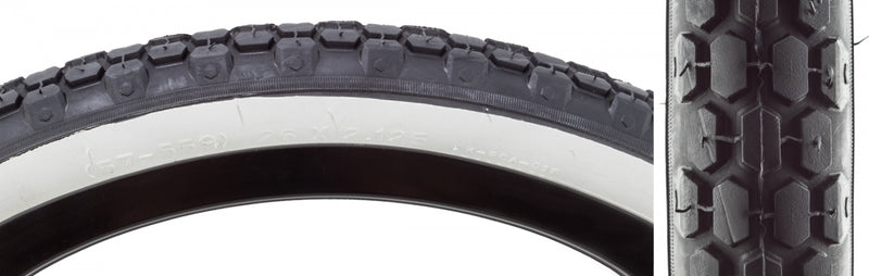 TIRE SUNLT 26x2.125 BK/BK CRUISER K80 WIRE