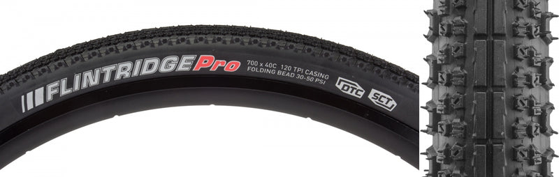 TIRE KEN FLINTRIDGE PRO 700x35 BK/BK/REF-HP DTC/GCT/TLR/120 FOLD 50psi