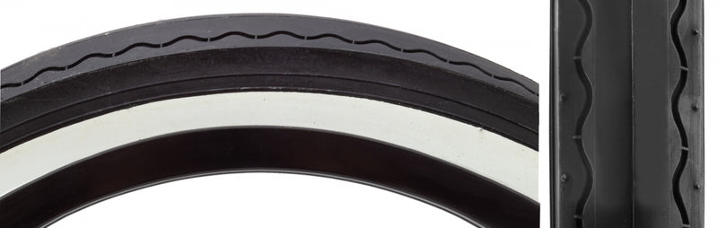 TIRE SUNLT 20x2.125 BK/BK SLICK 841 WIRE