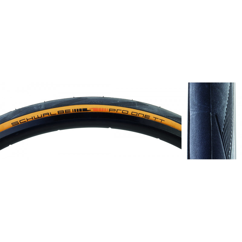 TIRE SWB PRO ONE TT 700x25 BK/YSK ADDIX RACE TLE FOLD