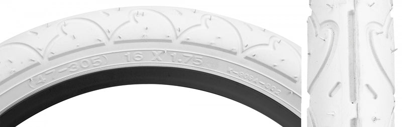 TIRE SUNLT 20x1.75 BK/BK PC K909A WIRE