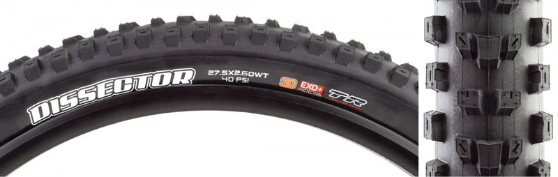 TIRE MAX DISSECTOR 27.5x2.6 BK FOLD/60 3CT/EXO+/TR/WT