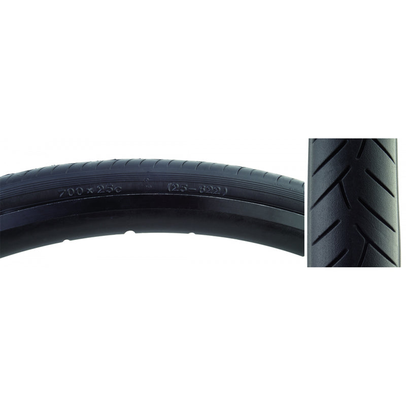 TIRE SUNLT 700x28 BK/BK SMOOTHIE V55 FOLD-CB/30 100psi