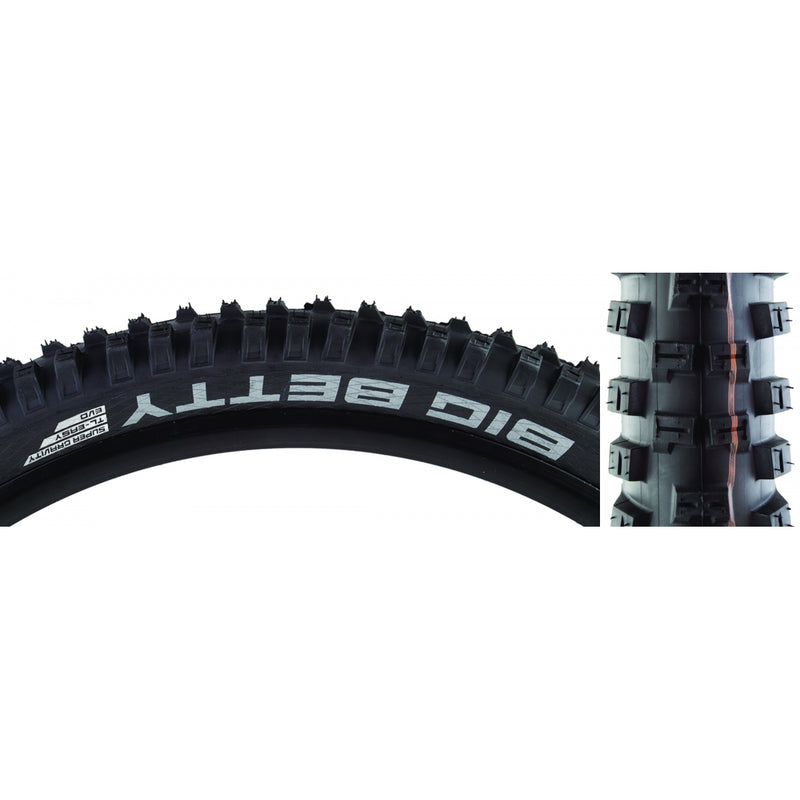 TIRE SWB BIG BETTY EVO 27.5x2.4 S-GRAVITY BK/BSK ADDIX SOFT TLR FOLD