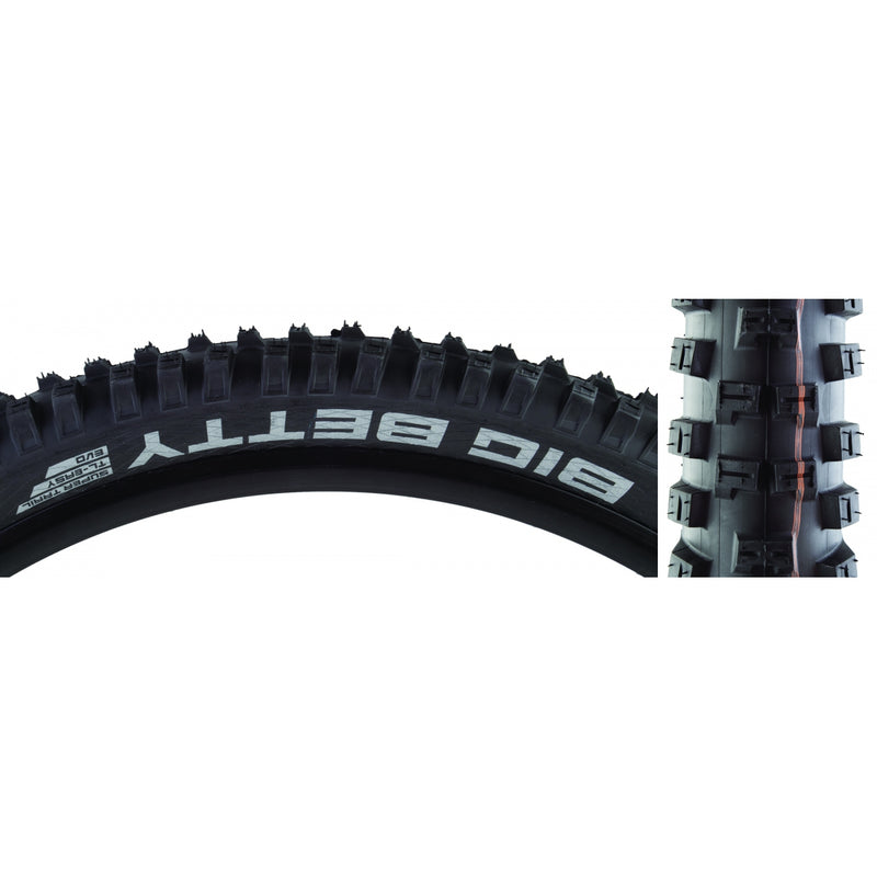 TIRE SWB BIG BETTY EVO 27.5x2.4 S-TRAIL BK/BSK ADDIX SOFT TLR FOLD