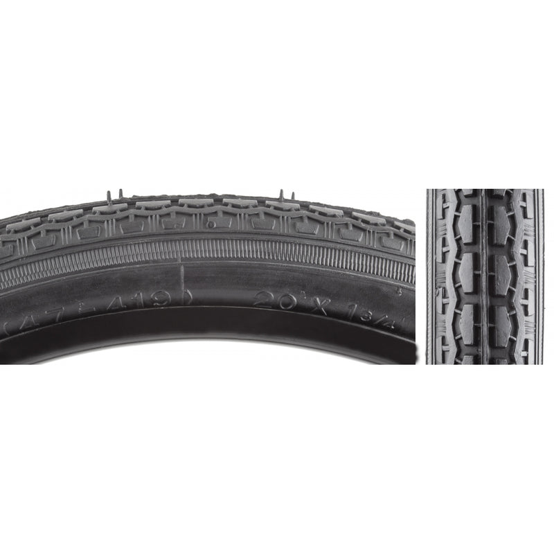 TIRE SUNLT 20x1-3/4 S7 BK/BK STREET WIRE