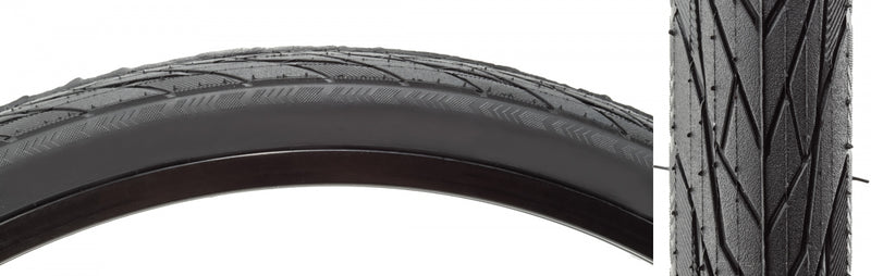 TIRE SUNLT UTILIT 26x1.5 BK/BK CITY SLICK IV H481 WIRE