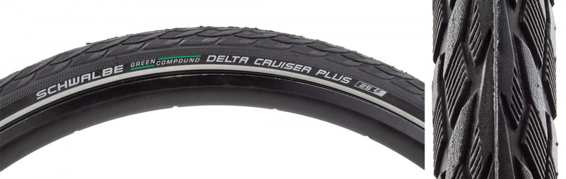 TIRE SWB DELTA CRUISER PLUS 700x38 ACTIVE TWIN GN-GUARD BK/BK/REF GN-COMPOUND E25 WIRE