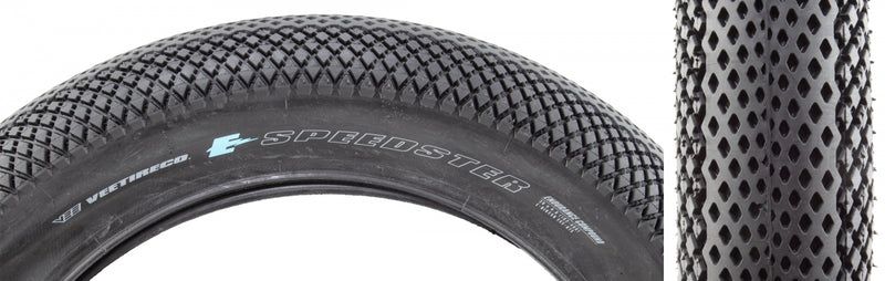 TIRE VEE SPEEDSTER 20x4.0 BK/BK WIRE/26ENDURO/OVER RIDE E50