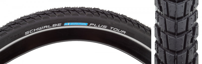 TIRE SWB MARATHON PLUS TOUR 26x2.0 PERF SM-GUARD BK/BK/REF ADDIX E50 WIRE