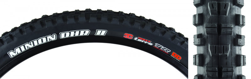 TIRE MAX MINION DHR II 27.5x2.6 BK FOLD/120x2 3CT/DD/TR