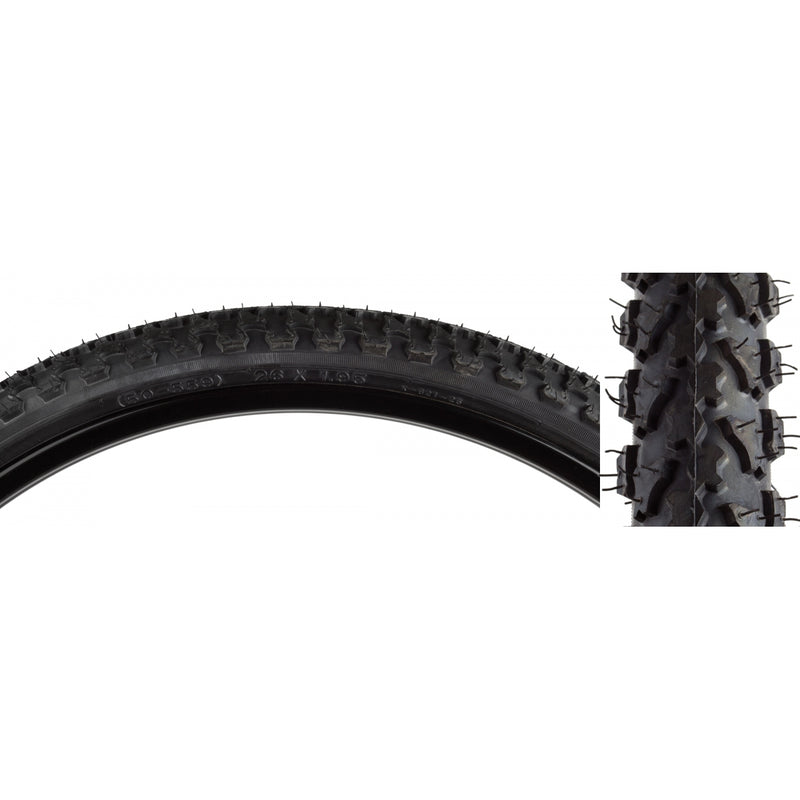 TIRE SUNLT 26x1.95 BK/BK MODQUAD K821 WIRE