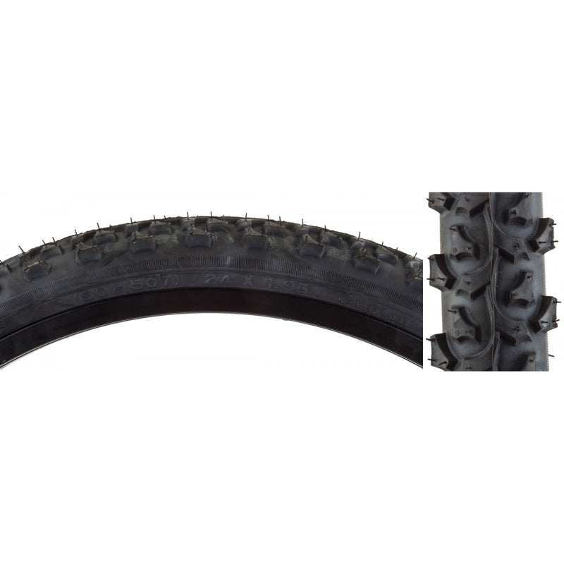 TIRE SUNLT 26x1.75 BK/BK ALPHABITE K831 WIRE