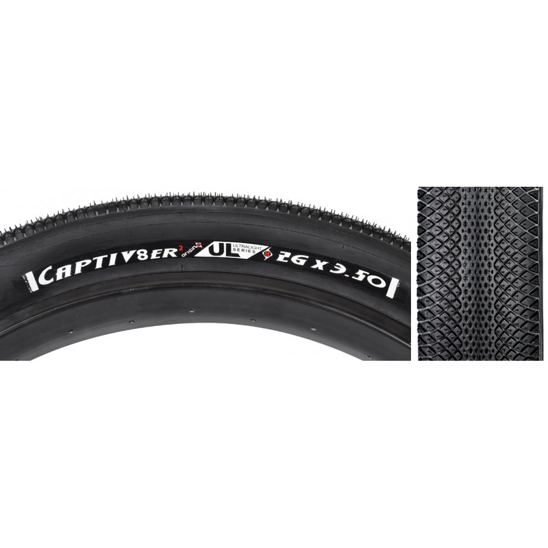 TIRE OR8 CAPT UL 26x3.5 BK/BK FOLD