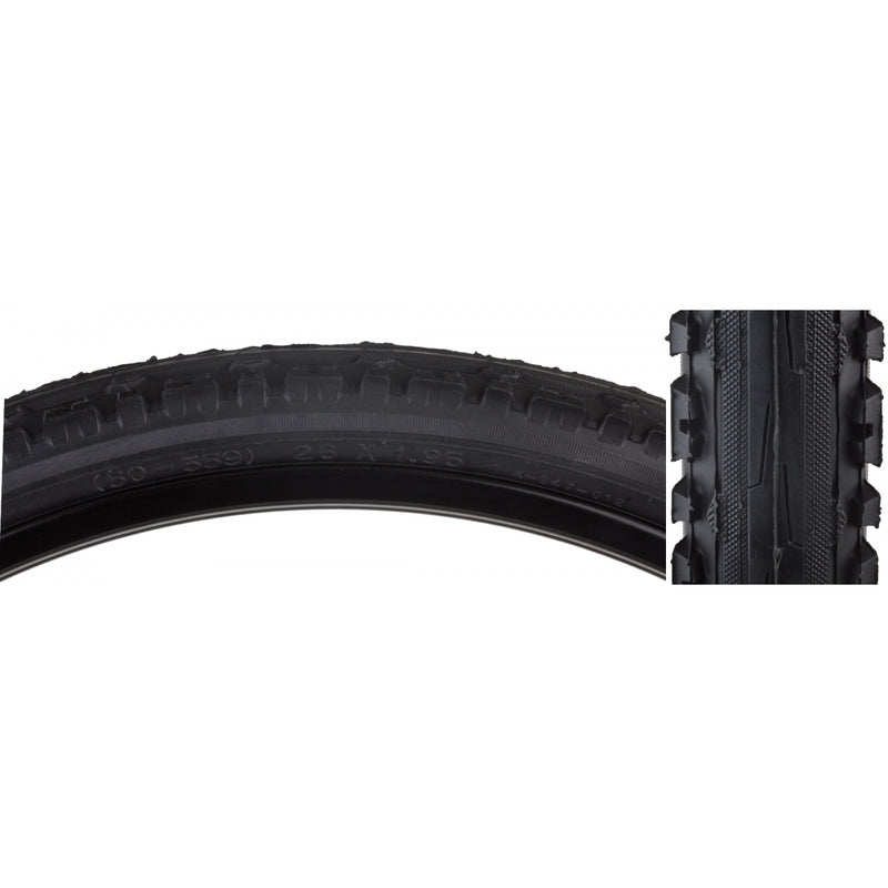 TIRE SUNLT 26x1.95 BK/BK KROSSPLUS K847 GOLIATH WIRE