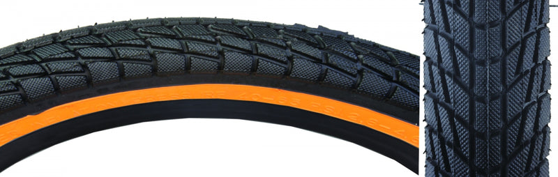 TIRE SUNLT 18x2.0 BK/BK KONTACT K841 WIRE