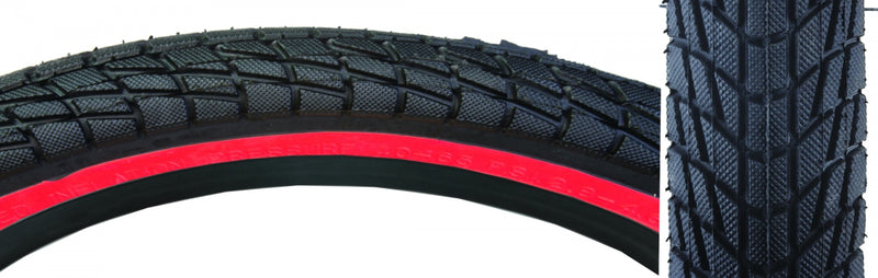 TIRE SUNLT 18x2.0 BK/BK KONTACT K841 WIRE