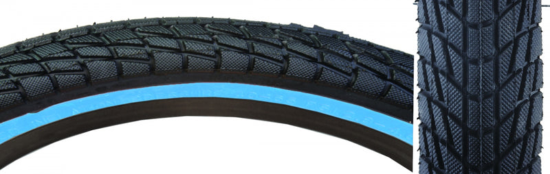 TIRE SUNLT 18x2.0 BK/BK KONTACT K841 WIRE