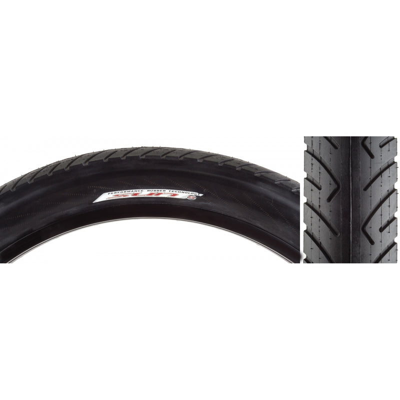 TIRE SUNLT 24x3.0 BK/BK SLICK K1032 WIRE