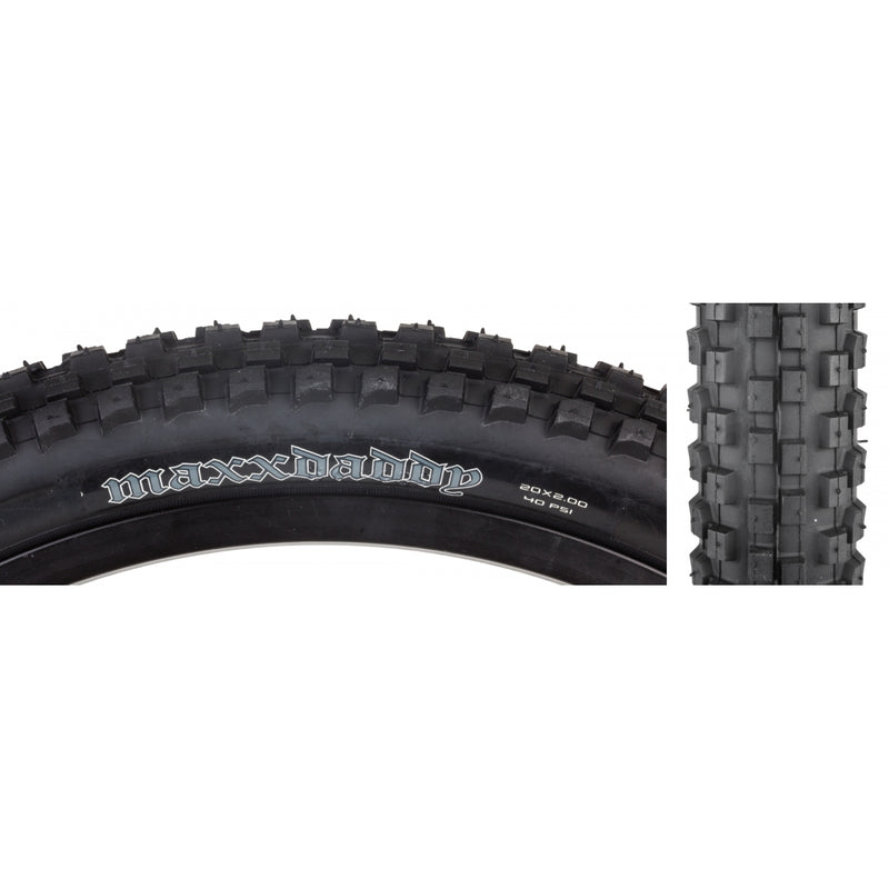 TIRE MAX MAXXDADDY 20x2.0 BK WIRE/60 SC