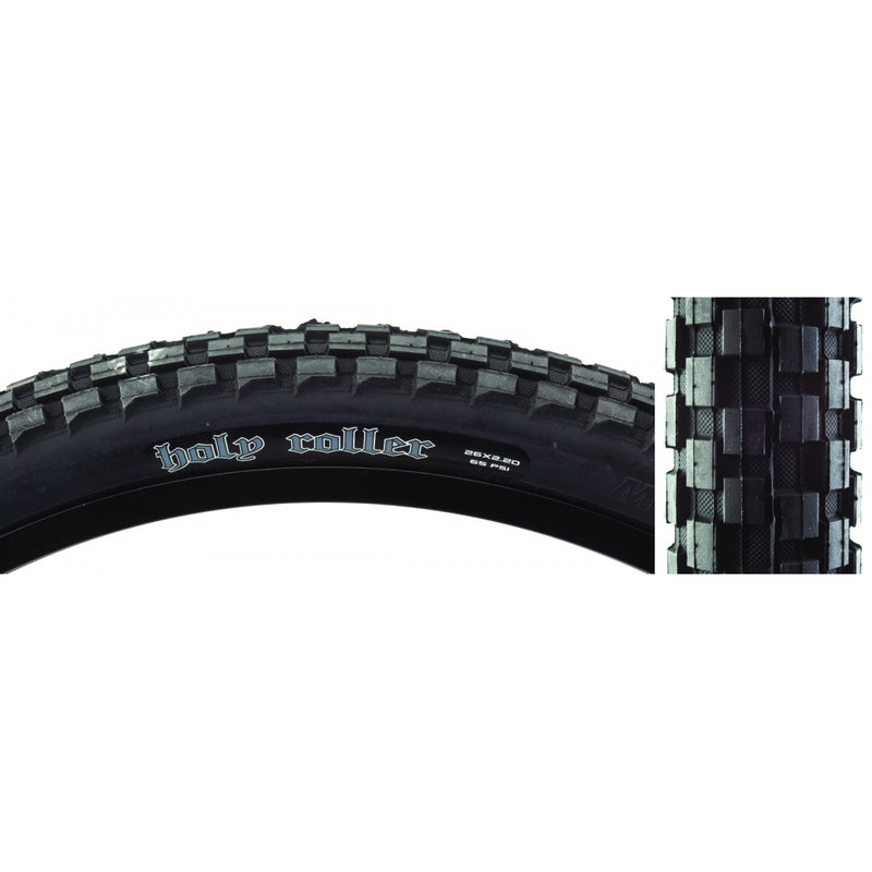 TIRE MAX HOLYROLLER 26x2.2 BK WIRE/60 SC