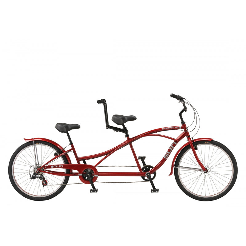 BIKE SUN BISCAYNE TANDEM 7sp MET-RED 09