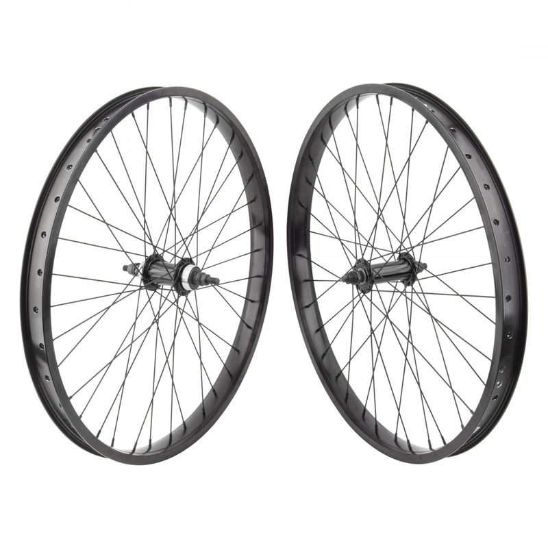 WHL PR 24x1.75 507x32 SE BIKES SO CAL FLYER(21) BK NMSW 36 1s FF LOOSE 3/8 BK 110mm 14gBK