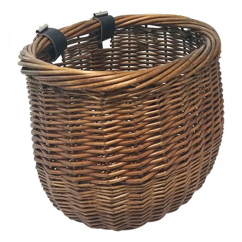 BASKET SUNLT FT WILLOW BUSHEL BLU STRAP-ON 13x8x9