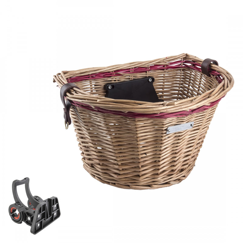 BASKET SUNLT FT WICKER HONEY-GN QR