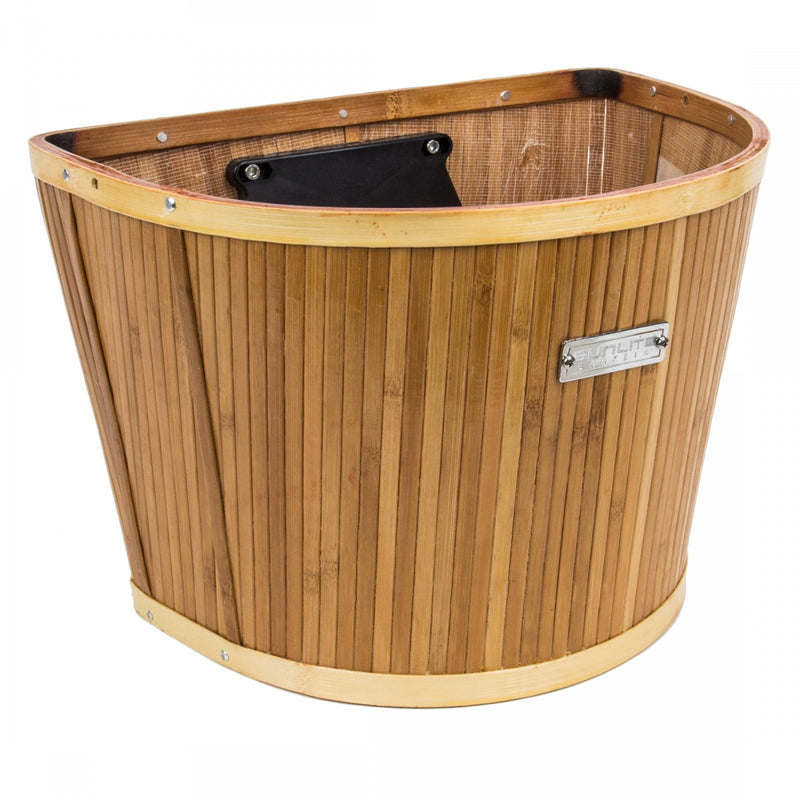 BASKET SUNLT FT BAMBOO QR W/BRACKET