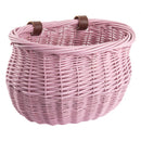 BASKET SUNLT FT WILLOW BUSHEL PNK STRAP-ON 13x8x9