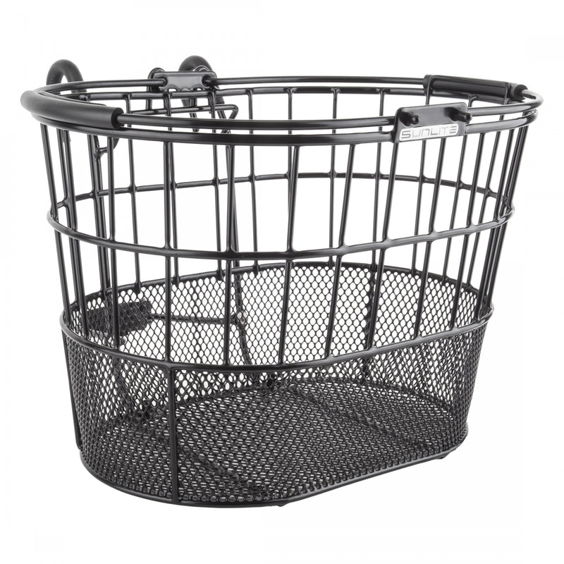 BASKET SUNLT FT WIRE/MESH OVAL L/O STD BK w/BRACKET