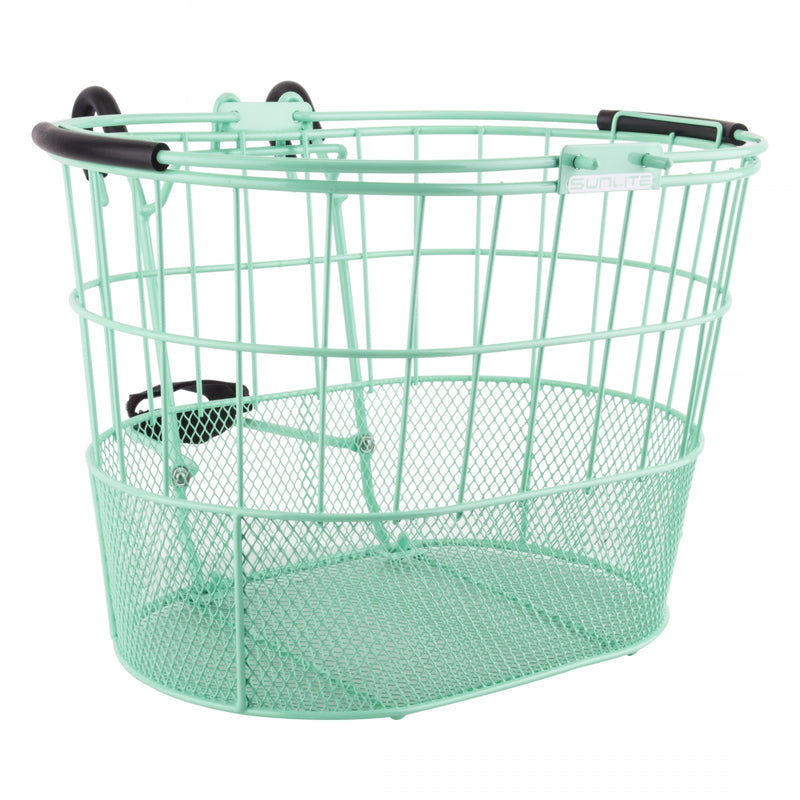 BASKET SUNLT FT WIRE/MESH OVAL L/O STD BK w/BRACKET