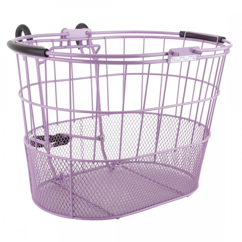 BASKET SUNLT FT WIRE/MESH OVAL L/O STD BK w/BRACKET