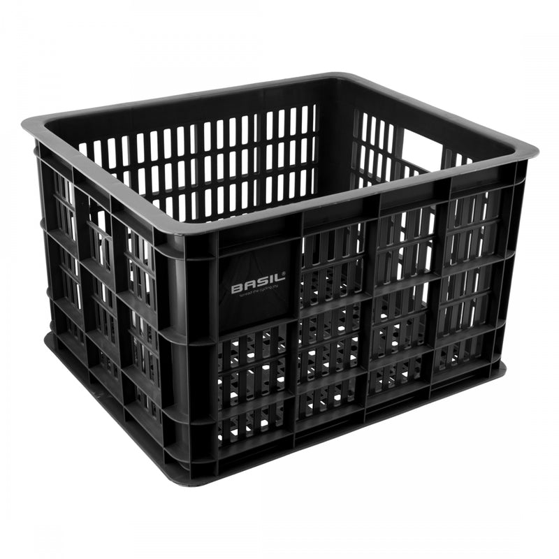 BASKET BASIL RR RACTOP CRATE M 33L BK