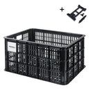 BASKET BASIL RR RACTOP CRATE MIK L 40L BK RECYCLED MATERIAL