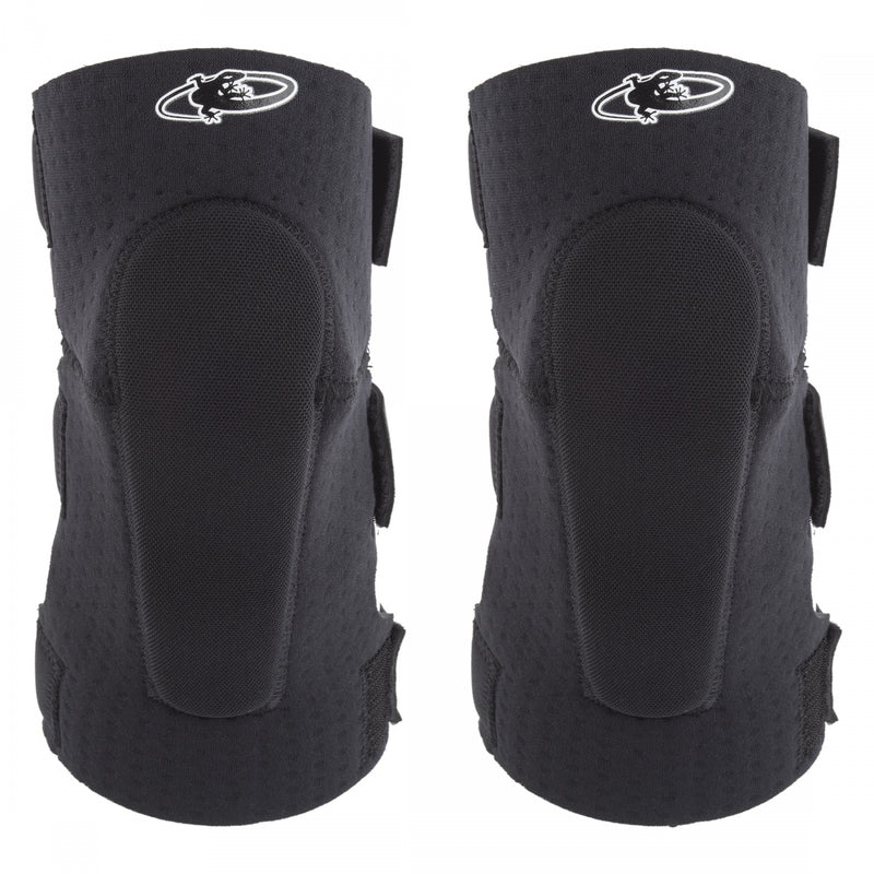 LIZARD ELBOW GUARDS SOFT ADULT LG BK