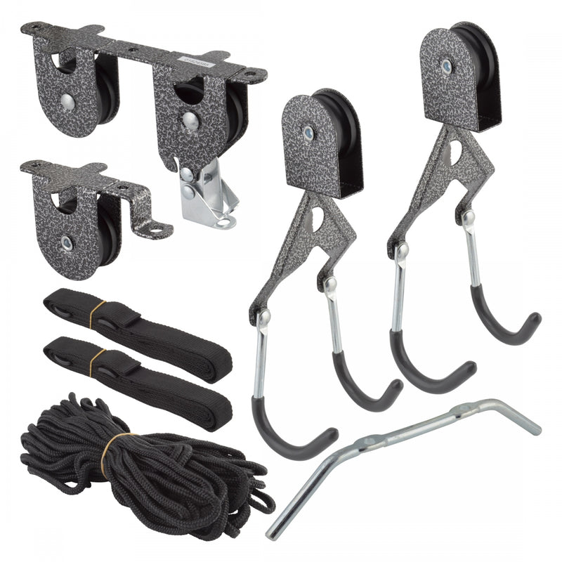 STORAGE RACK DELTA SINGLE BIKE CEILING HOIST (O)