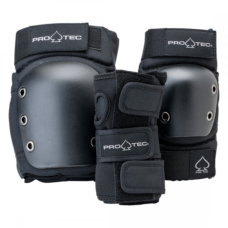 PAD SET PROTEC STREET JR ELBO/KNE/WRST Y-SM BK