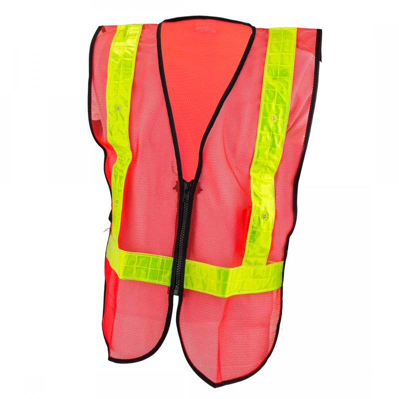 SAFETY VEST SUNLT REFLECTIVE wLED LIGHTS