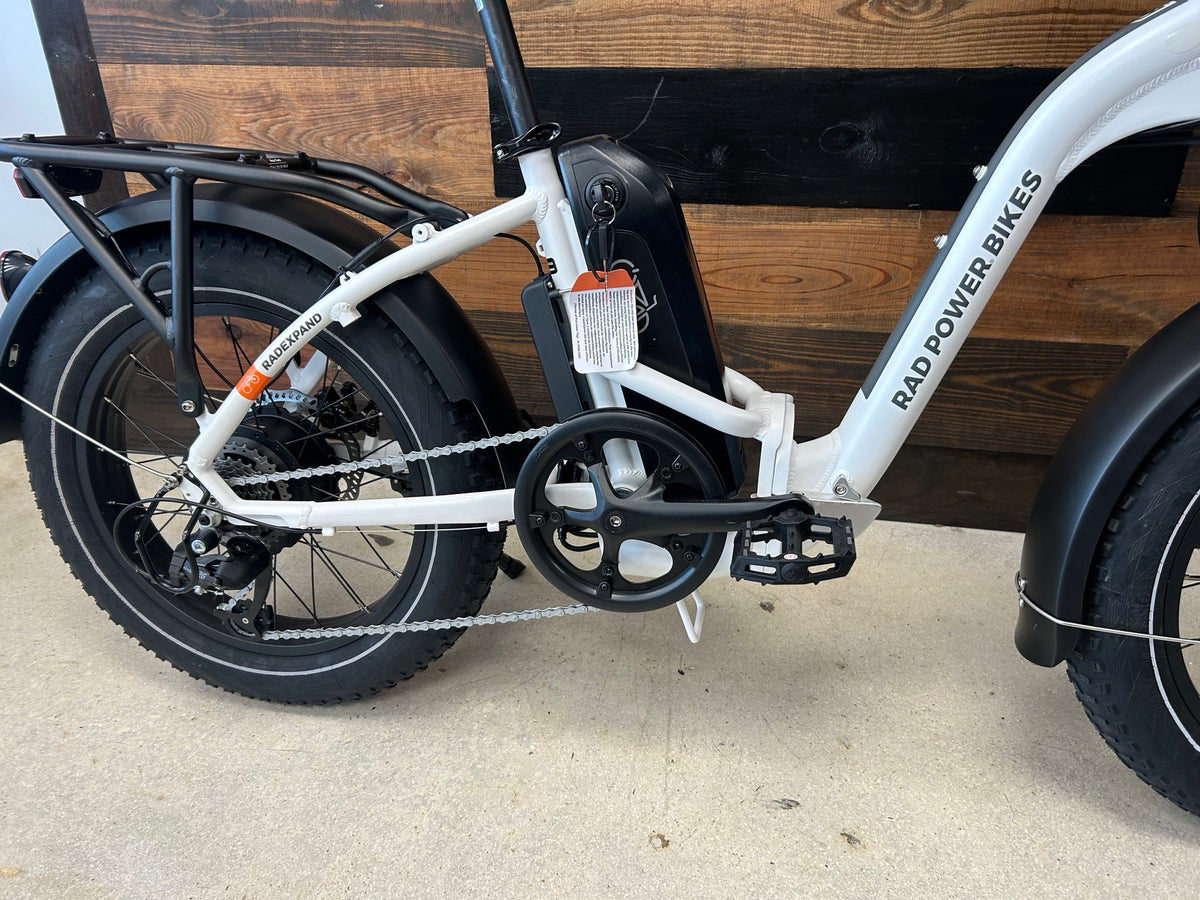 rad folding electric bicycle Power Bikes Expand5 Our upgraded electric cargo jet-black-pet Himiway D5 / D5 Color:Black + Backrest