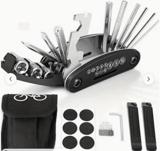 Multi-Function Folding Tire Repair Wrench Set - Perfect for Bicycle, Mountain, and Road Vehicle Repairs!