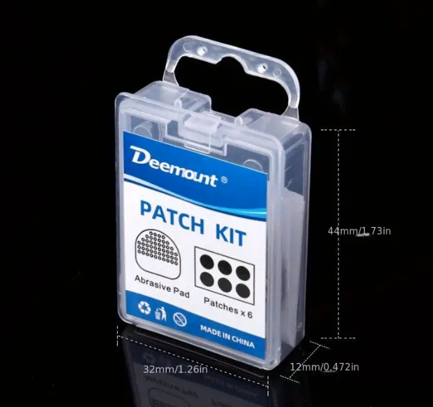 Compact Bicycle Patch kit  - Portable, Glue-Free & Dustproof - Perfect for Mountain Biking & Cycling